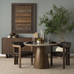 Mercana Allyson Pink Marble Top Dining Table