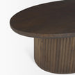 Mercana Terra Oval Fluted Coffee Table