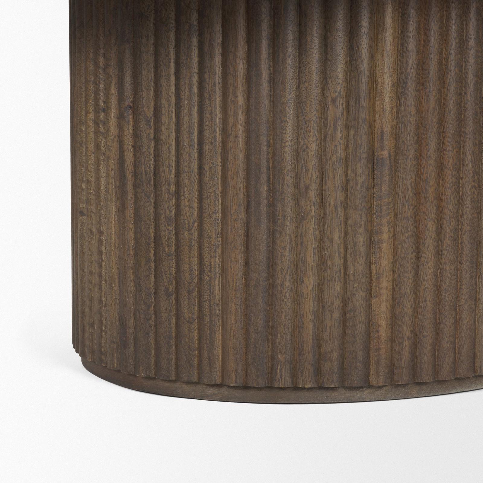 Mercana Terra Oval Fluted Coffee Table