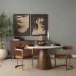 Mercana Allyson White Marble Dining Table