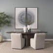Mercana Wilkins Gray Performance Fabric Upholstered Dining Chair