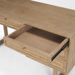 Mercana Grier Solid Wood W/ Black Cane Office Desk