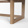 Mercana Grier Solid Wood W/ Black Cane Office Desk