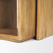 Mercana Alanna Brown Wood Nesting Accent Tables - Set of 2