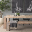 Mercana Alfred Natural Wooden Herringbone Rectangular Tray