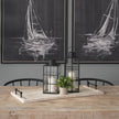 Mercana Alfred Natural Wooden Herringbone Rectangular Tray