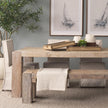 Mercana Sonny Brown Wood and Wicker Square Trays - Set of 2 Clearance