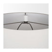 Mercana Everly White Cement W/Beige Shade Table Lamp