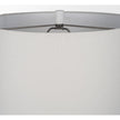 Mercana Everly White Cement W/Beige Shade Table Lamp