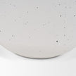 Mercana Treva White w/ Black Speckles Metal Vase