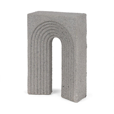 Mercana Kacia Resin Textured Gray Decorative Object
