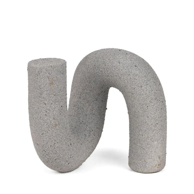 Mercana Kailas Resin Textured Gray Decorative Object