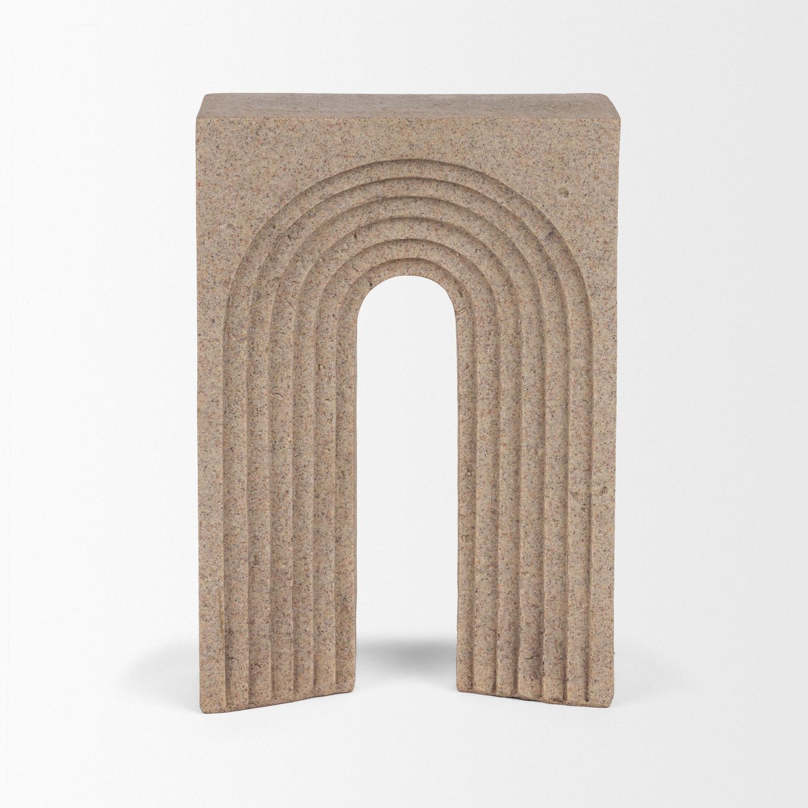 Mercana Kacia Resin Textured Gray Decorative Object