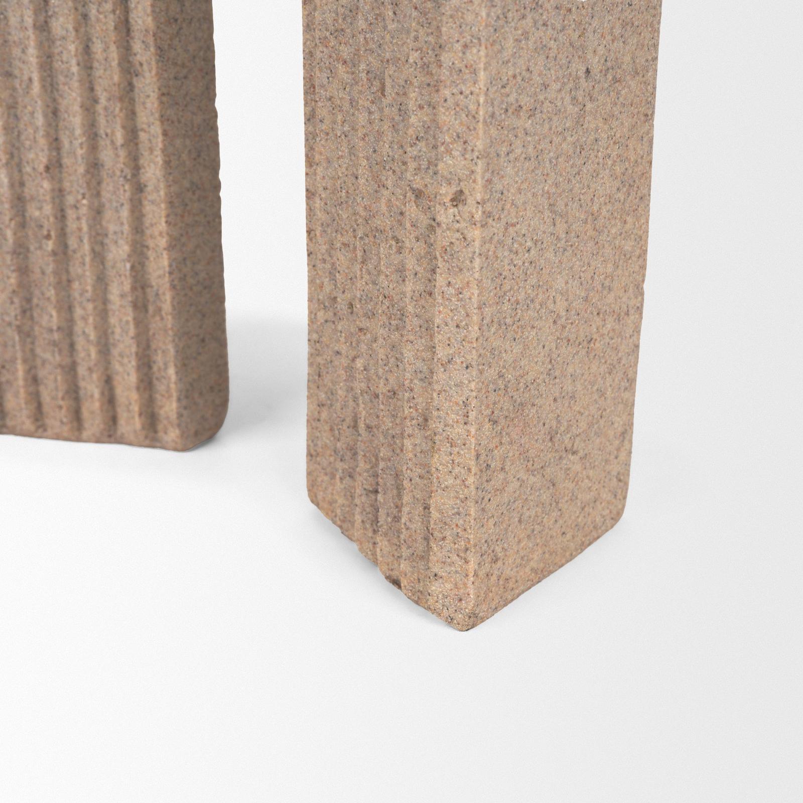 Mercana Kacia Resin Textured Gray Decorative Object