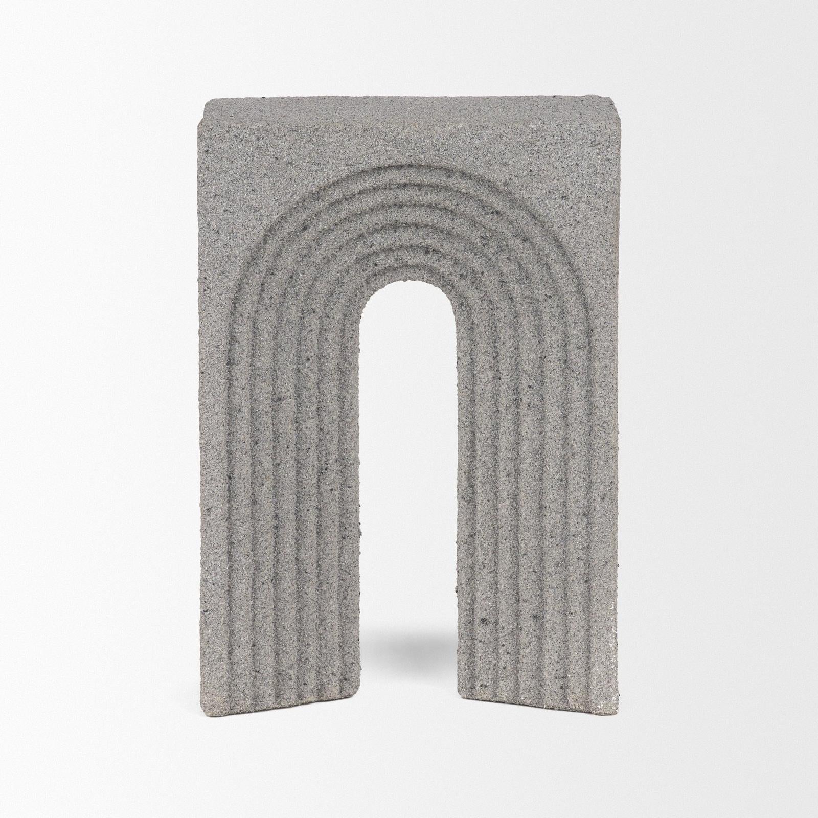 Mercana Kacia Resin Textured Gray Decorative Object
