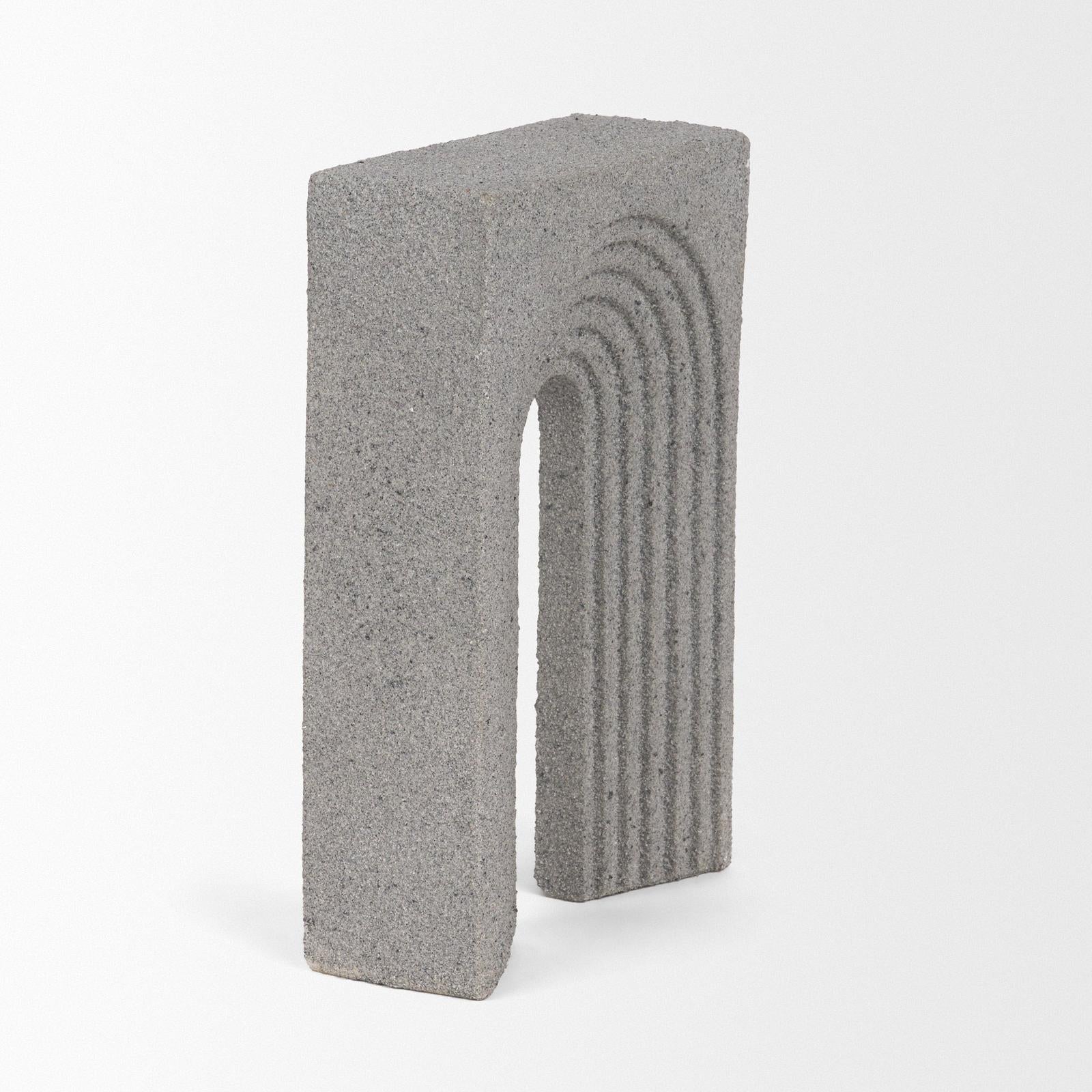 Mercana Kacia Resin Textured Gray Decorative Object