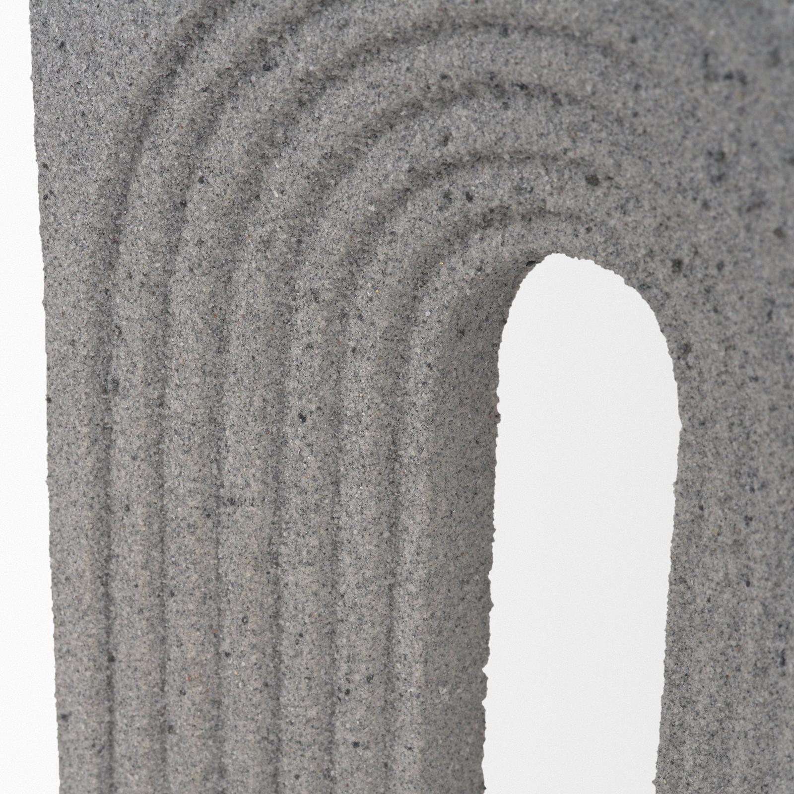 Mercana Kacia Resin Textured Gray Decorative Object