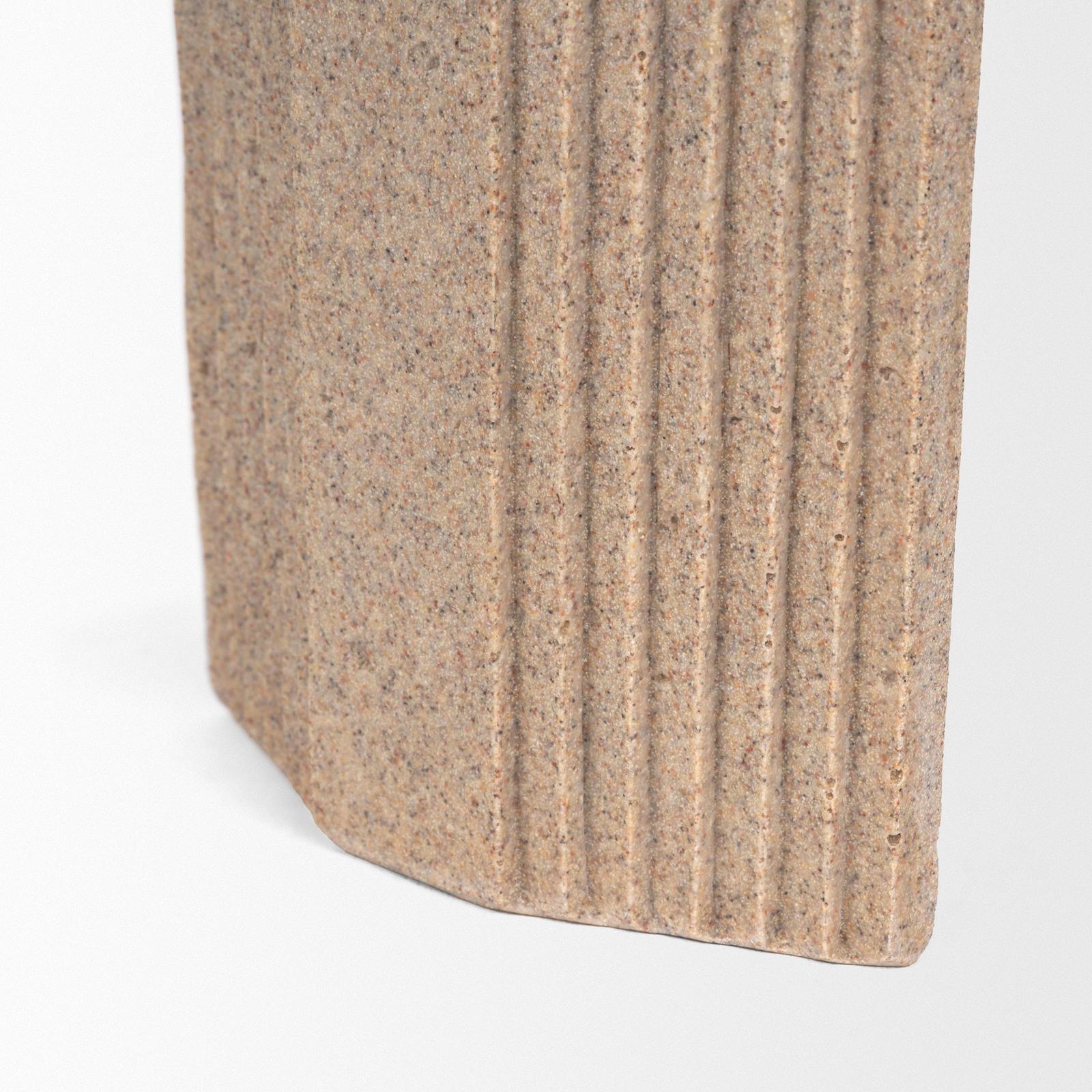 Mercana Kael Resin Textured Gray Decorative Object