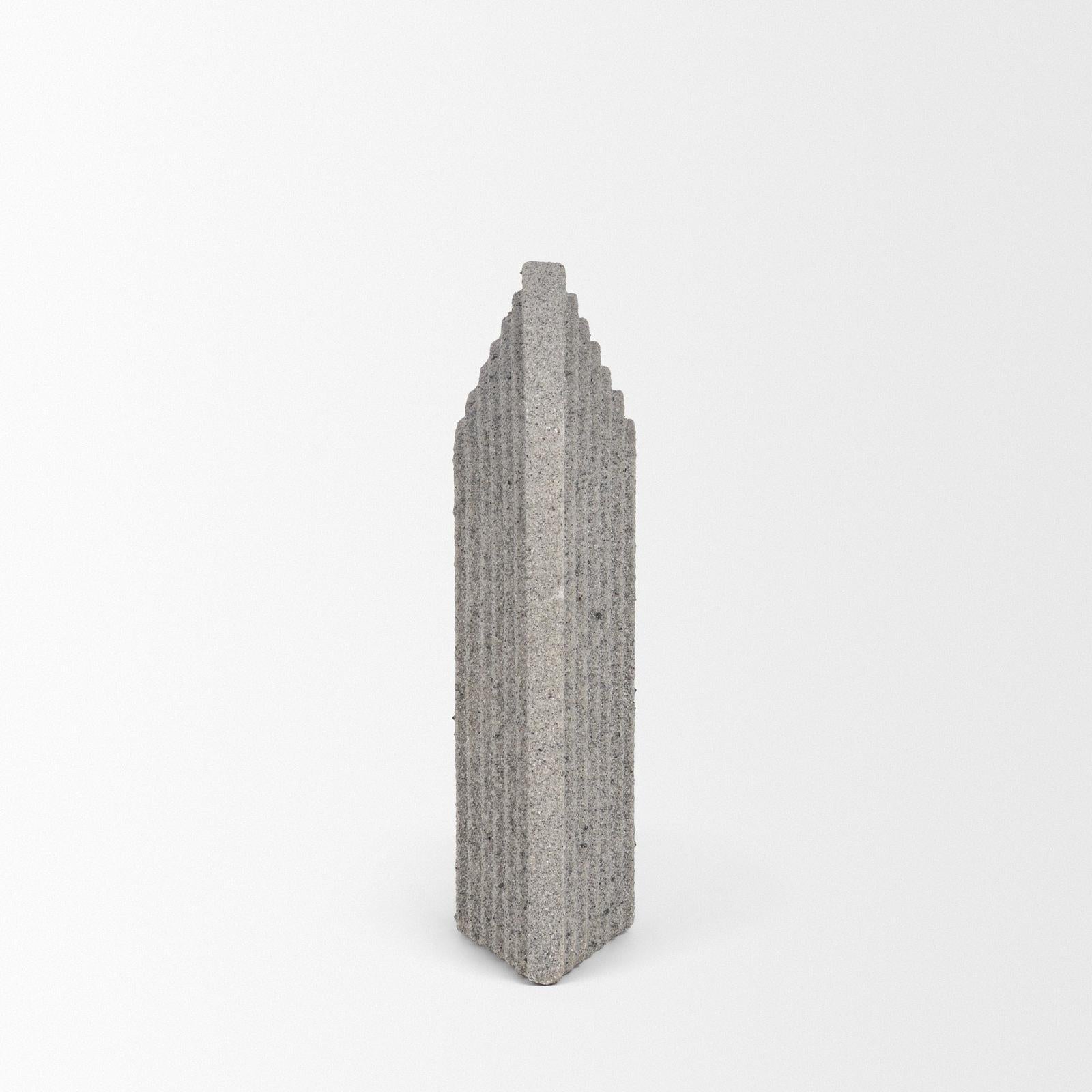 Mercana Kael Resin Textured Gray Decorative Object
