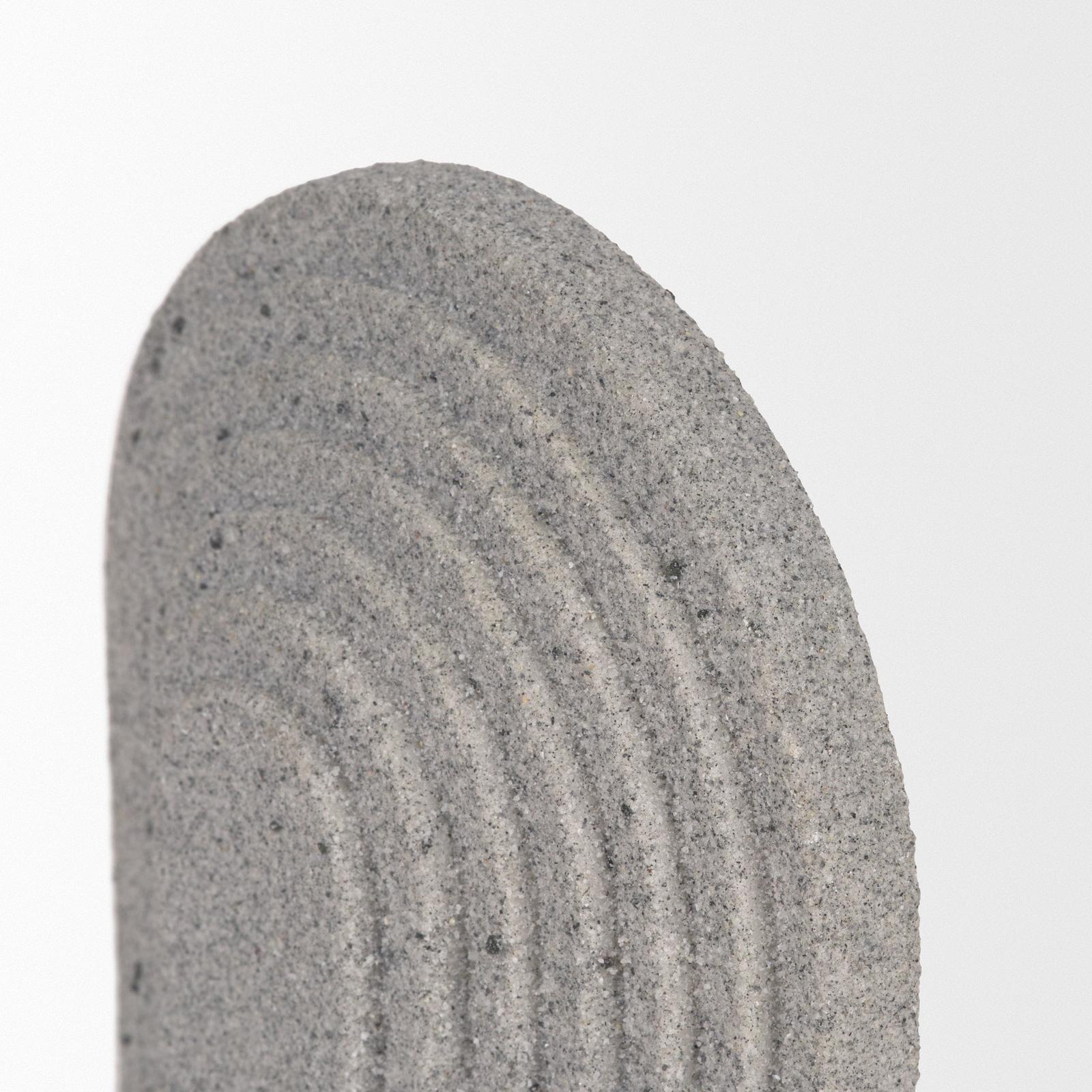 Mercana Kael Resin Textured Gray Decorative Object