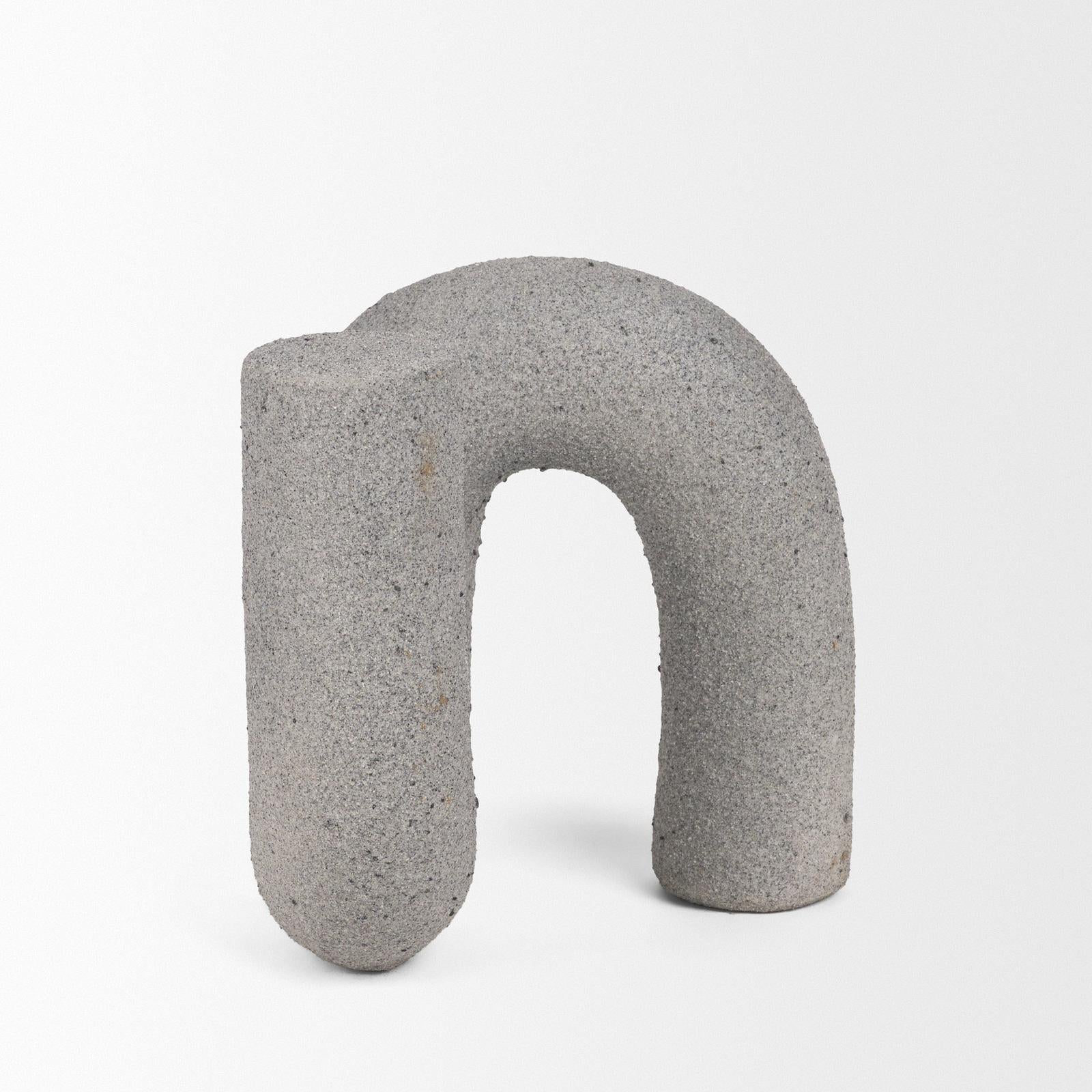 Mercana Kailas Resin Textured Gray Decorative Object
