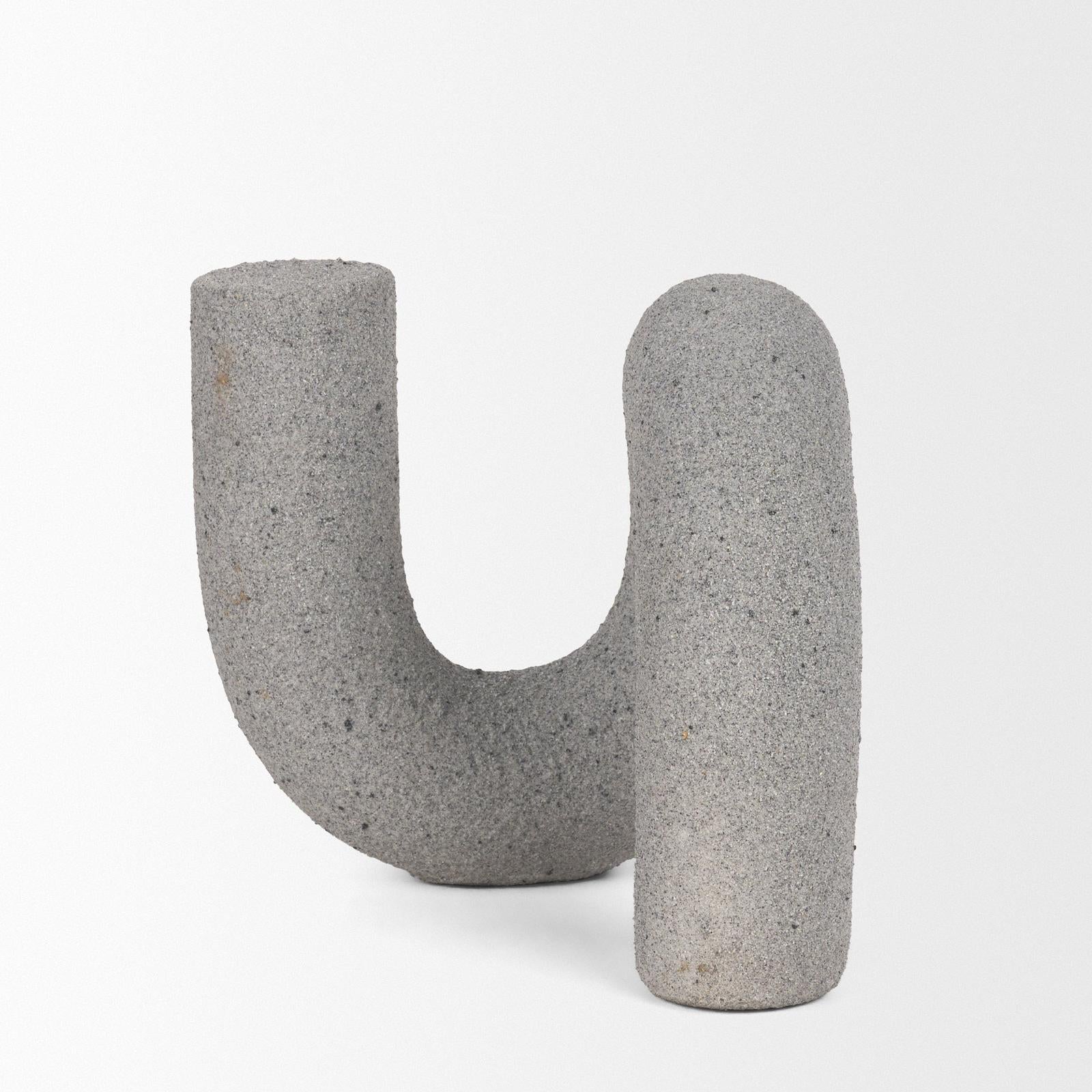 Mercana Kailas Resin Textured Gray Decorative Object