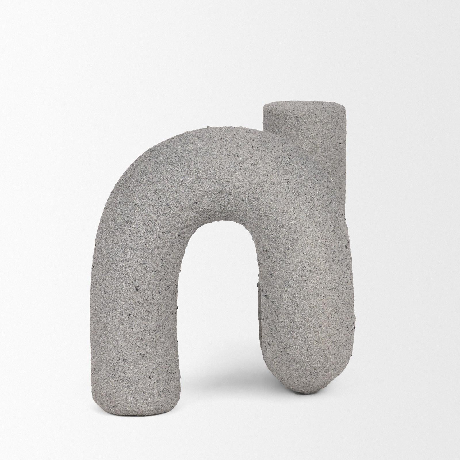 Mercana Kailas Resin Textured Gray Decorative Object
