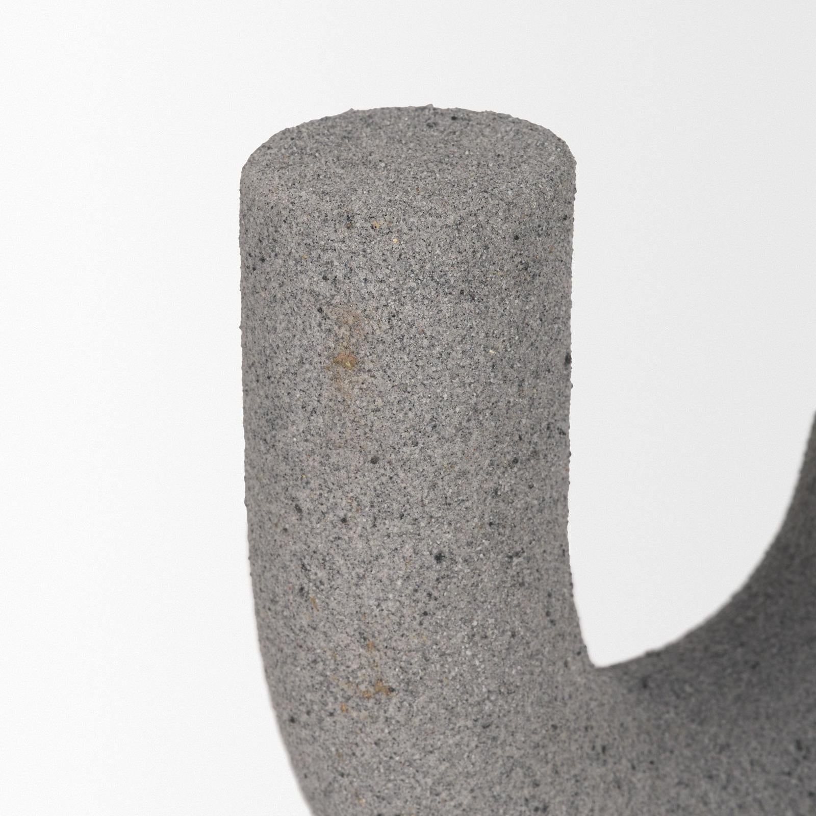 Mercana Kailas Resin Textured Gray Decorative Object
