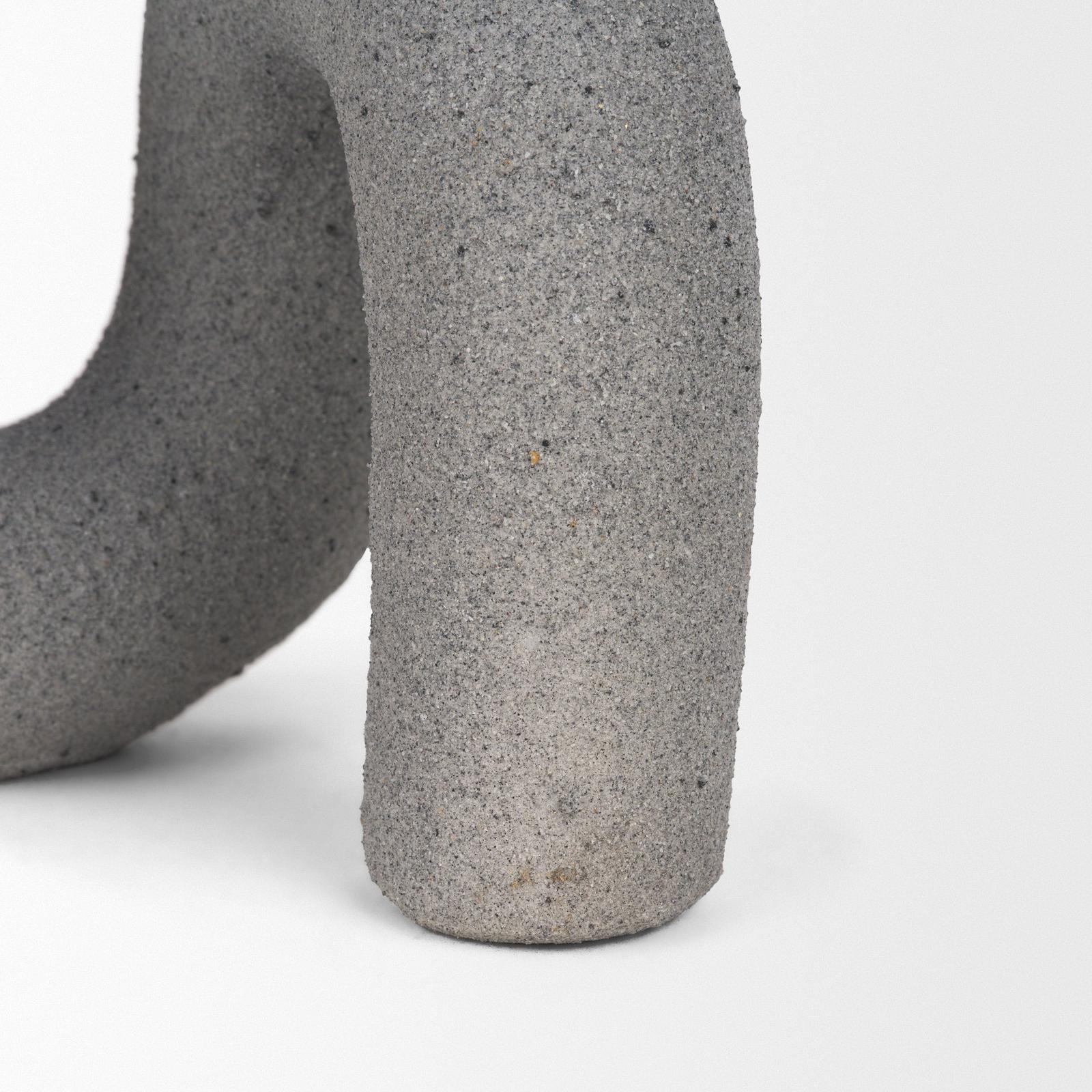 Mercana Kailas Resin Textured Gray Decorative Object