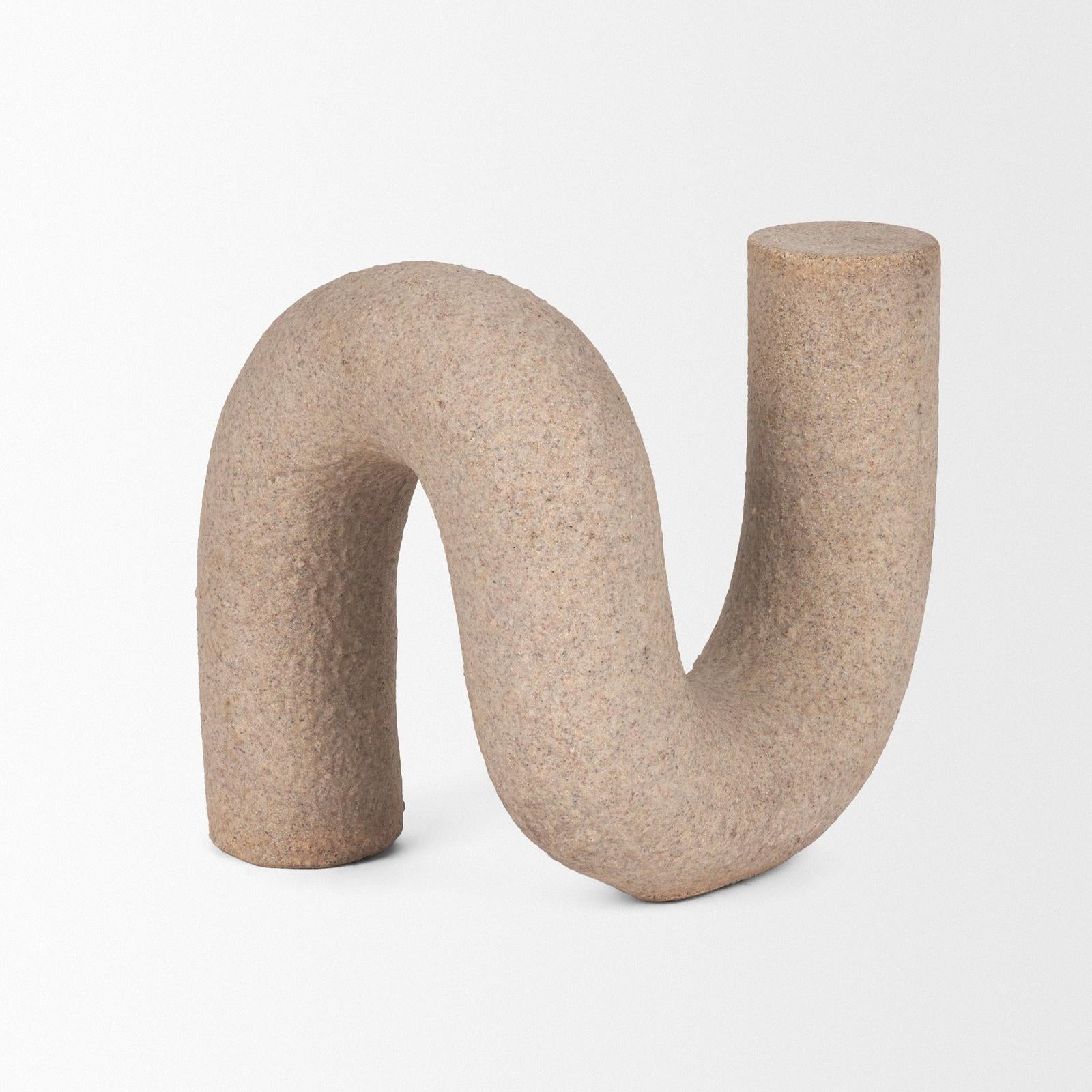 Mercana Kailas Resin Textured Gray Decorative Object