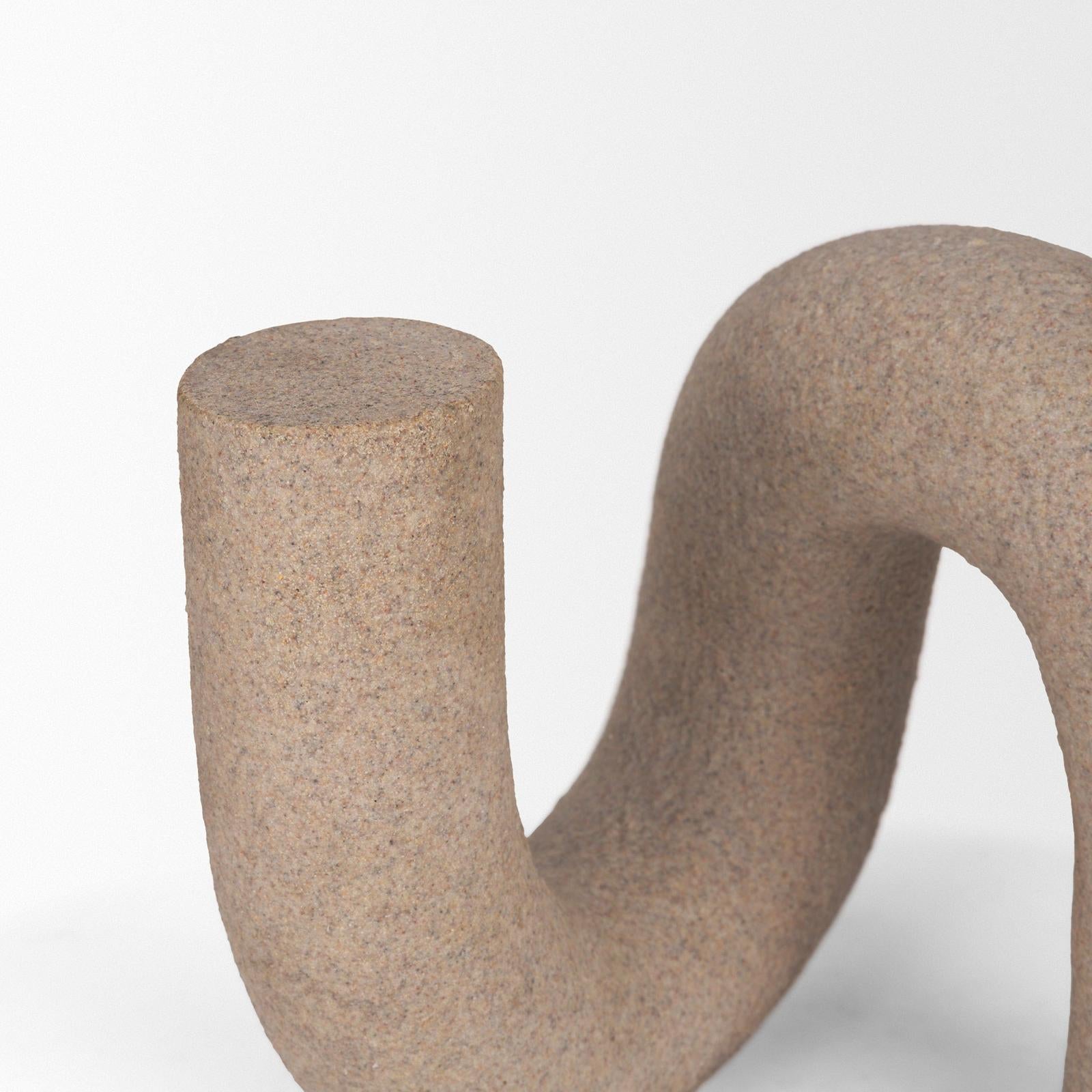 Mercana Kailas Resin Textured Gray Decorative Object