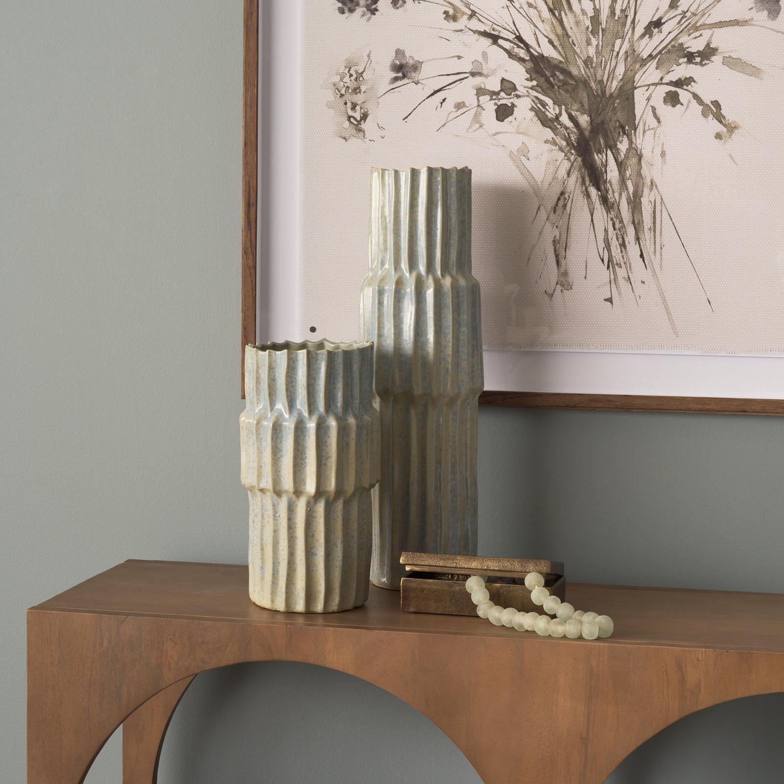 Mercana Cardon Cream Ceramic Vase