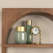 Mercana Minty Green Glass Vase W/Matte Gold Metal Neck Cuff Clearance