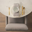 Mercana Palisades Fabric Wrap Brown Wood Frame Dining Chair