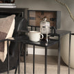 Mercana Kasey Galvanized Metal Nesting Accent Tables- Set of 2