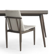 Mercana Cavett Cream Boucle Upholstered Seat W/Dark Brown Wood Frame Dining Chair