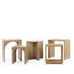 Mercana Alanna Brown Wood Nesting Accent Tables - Set of 2