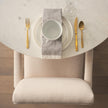 Mercana Allyson White Marble Dining Table