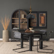 Mercana Willson Black Iron W/Antique Brass Dome Pendant Light