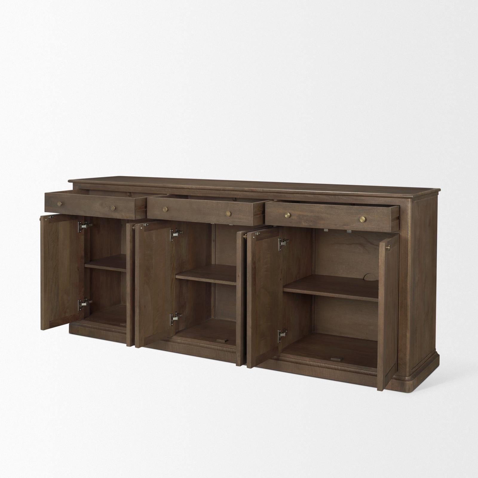 Mercana Baron 3-Drawer 6-Door Sideboard