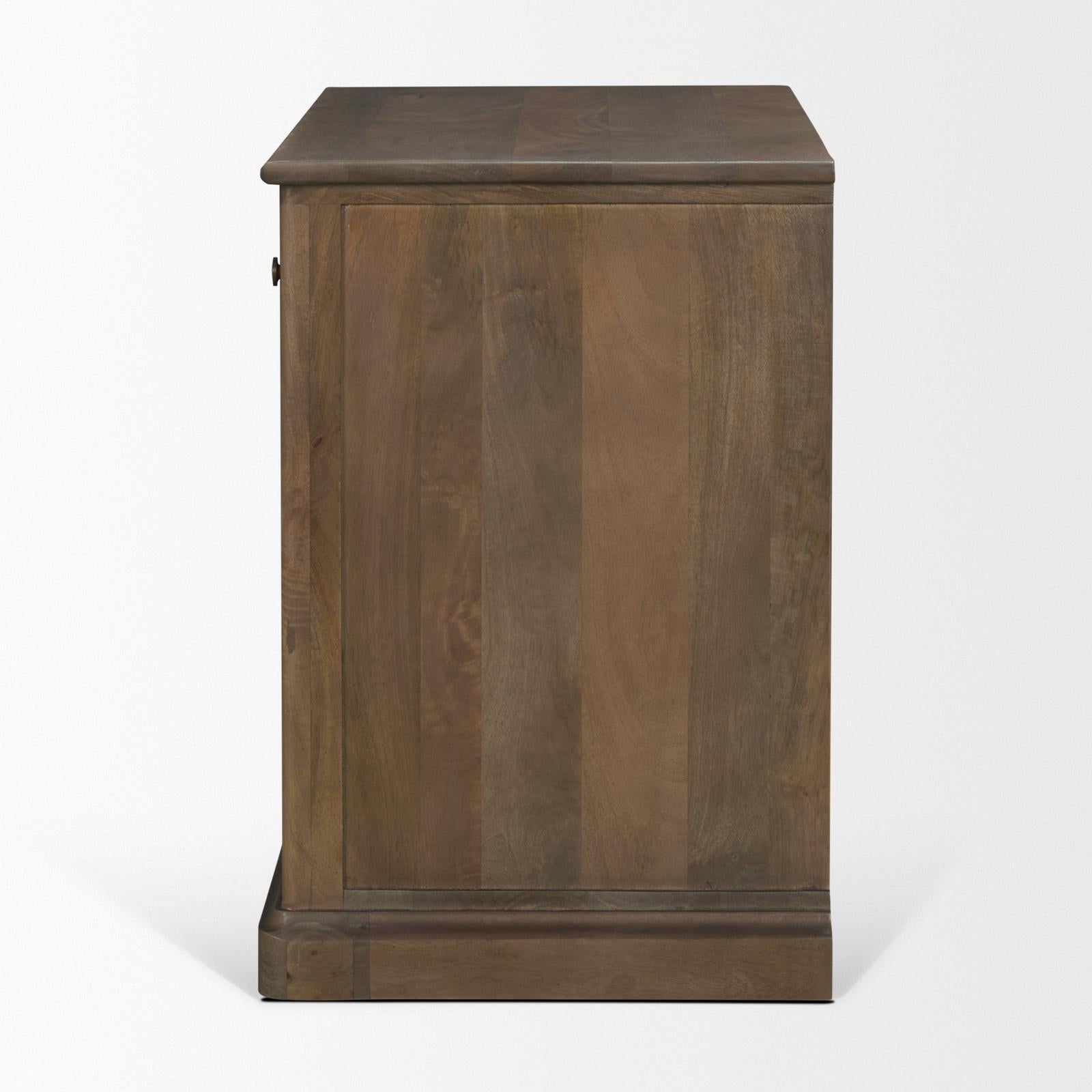 Mercana Baron Solid Wood 2-Door Accent Cabinet