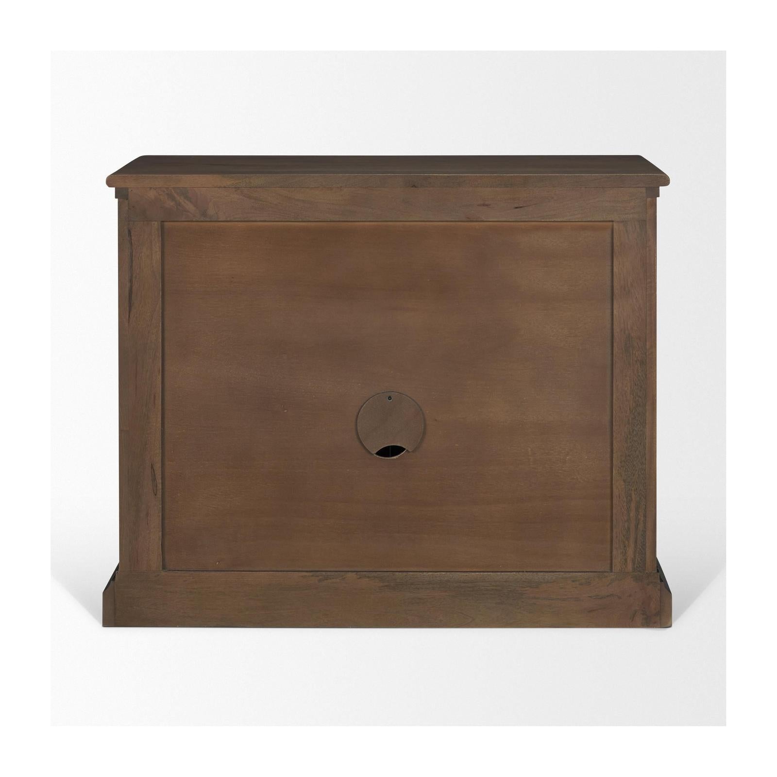 Mercana Baron Solid Wood 2-Door Accent Cabinet