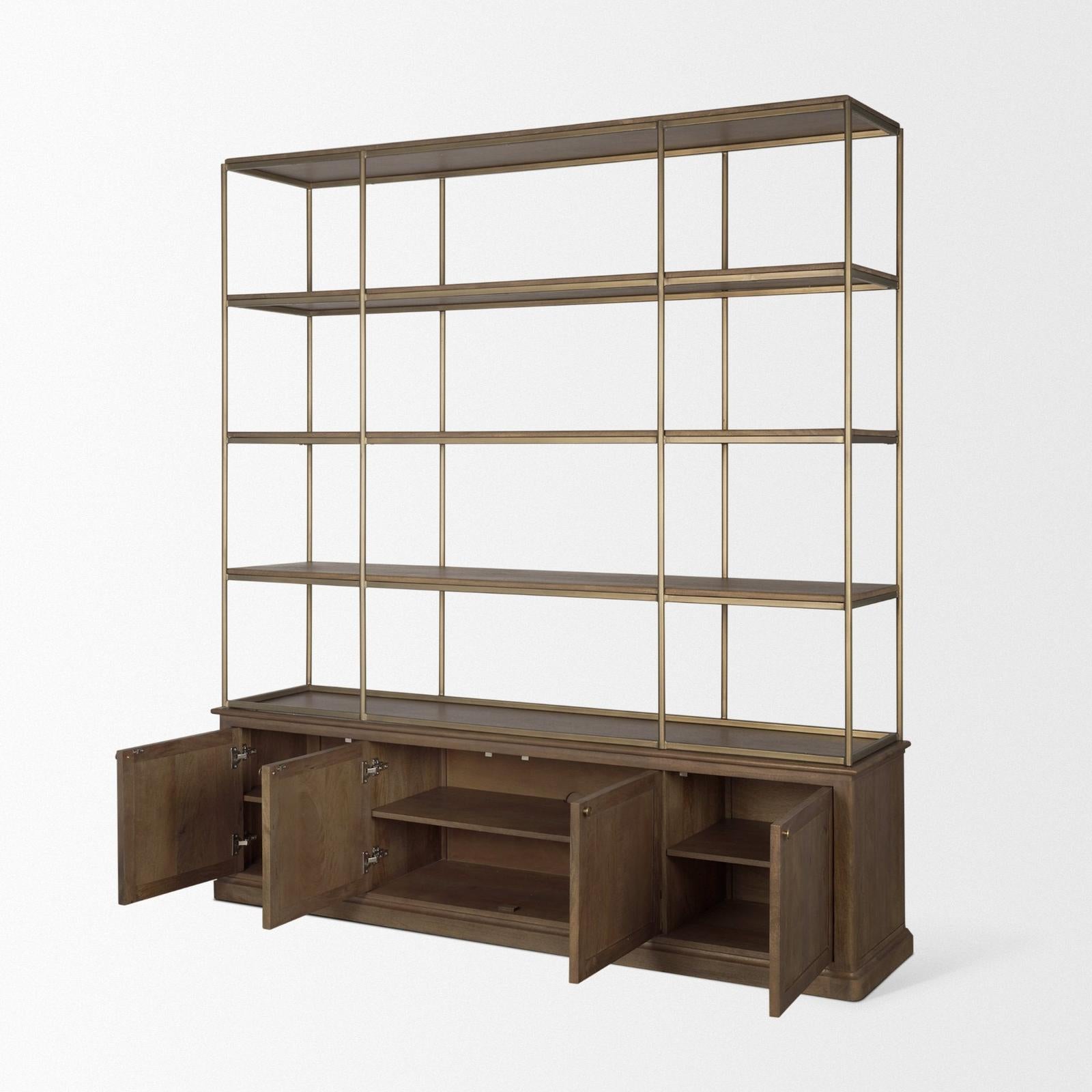 Mercana Baron Open 4-Door Shelving Unit