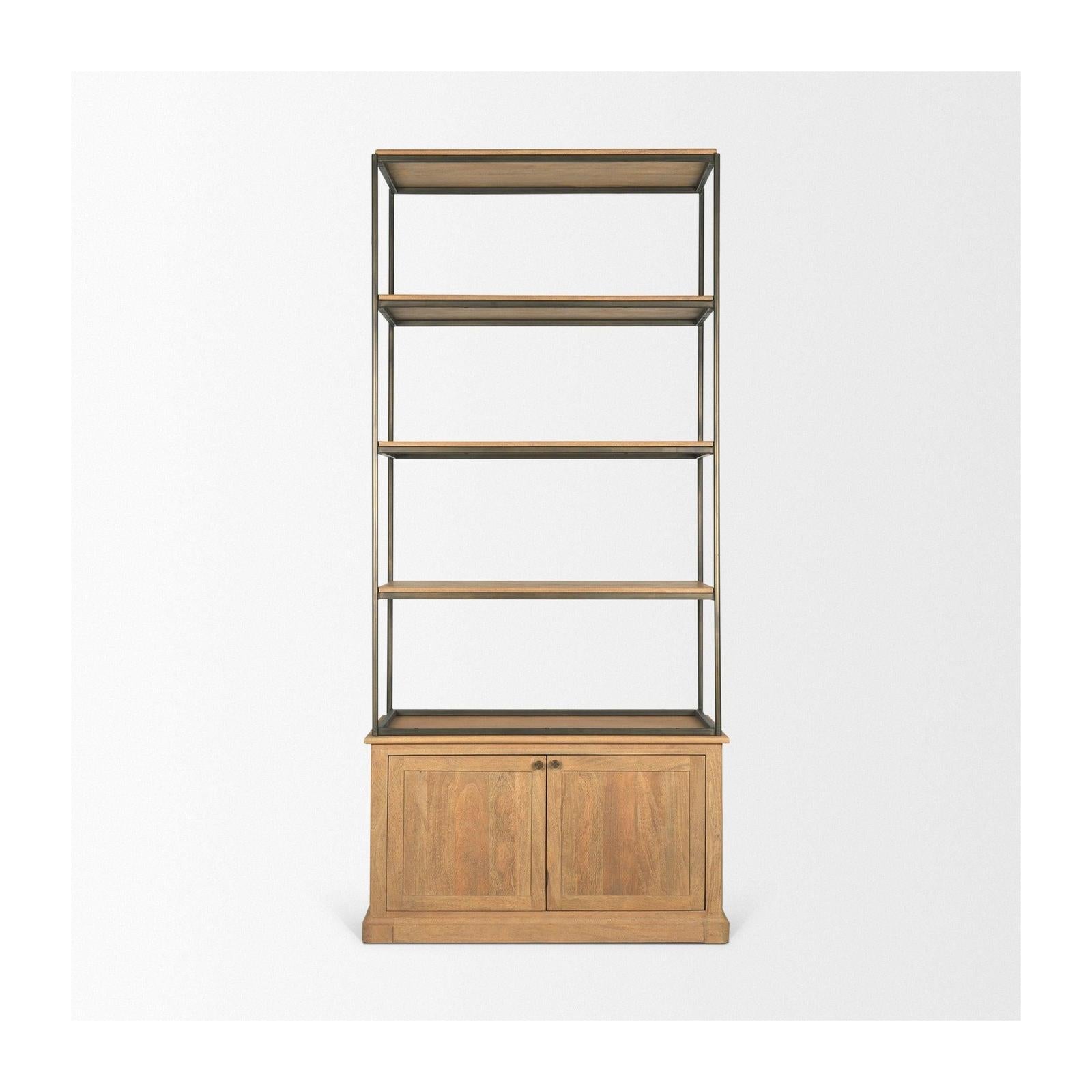 Mercana Baron Open 2-Door Shelving Unit