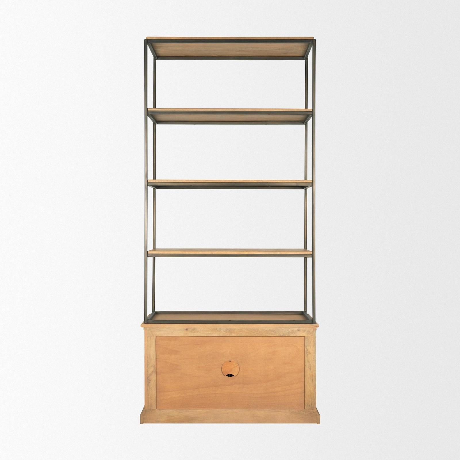 Mercana Baron Open 2-Door Shelving Unit