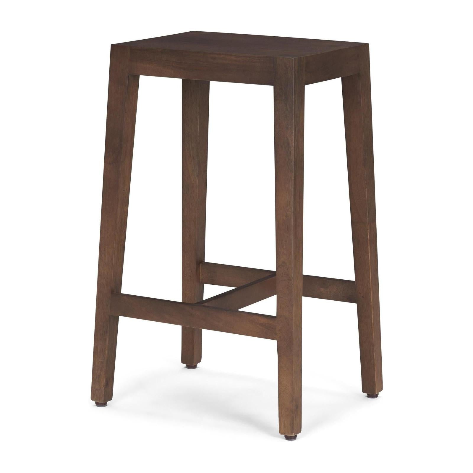 Mercana Colony Solid Wood Counter Stool