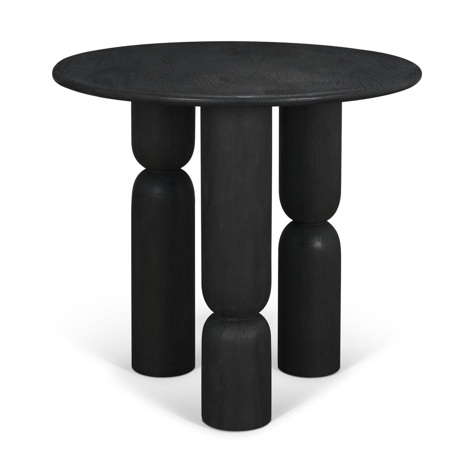 Mercana Sonel Wood Pedestal Foyer Table
