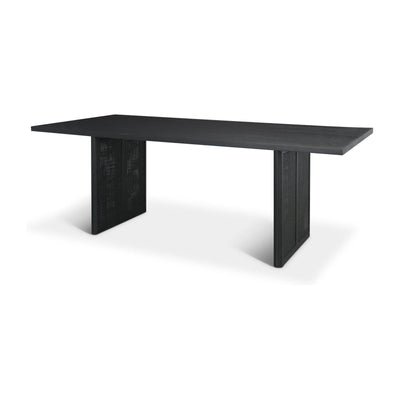 Mercana Grier 84" Wood w/ Black Cane Dining Table