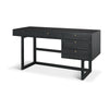 Mercana Grier Solid Wood W/ Black Cane Office Desk