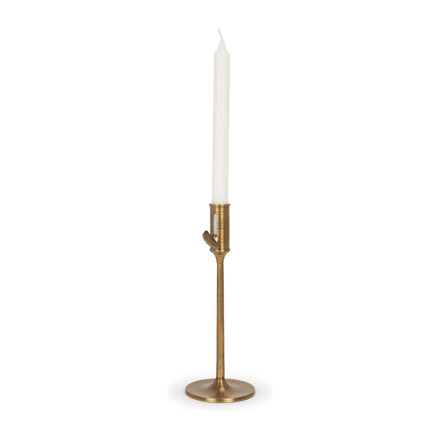 Mercana Chantria Solid Natural Brass Adjustable Taper Candle Holder